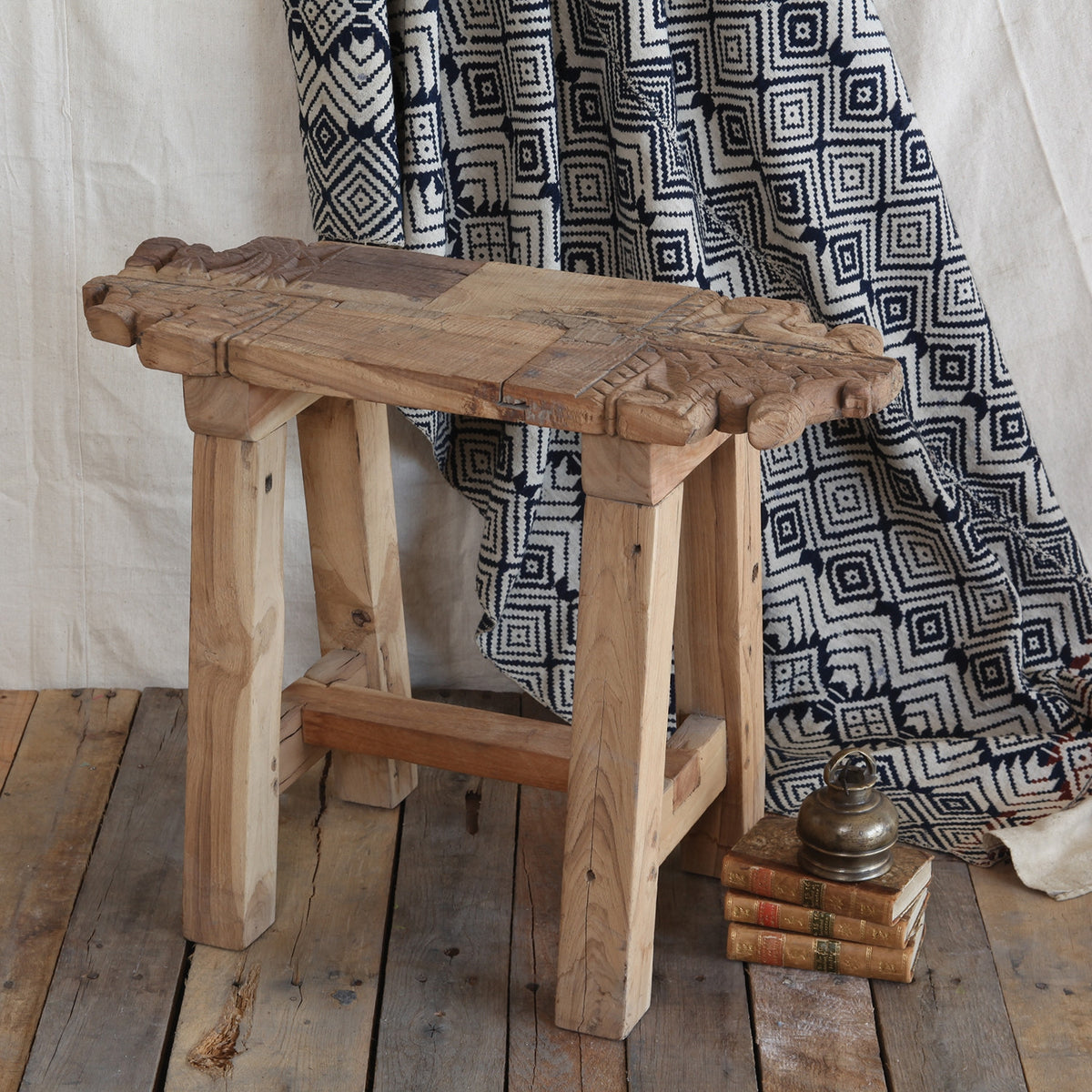 Porter Salvaged Wood Stool