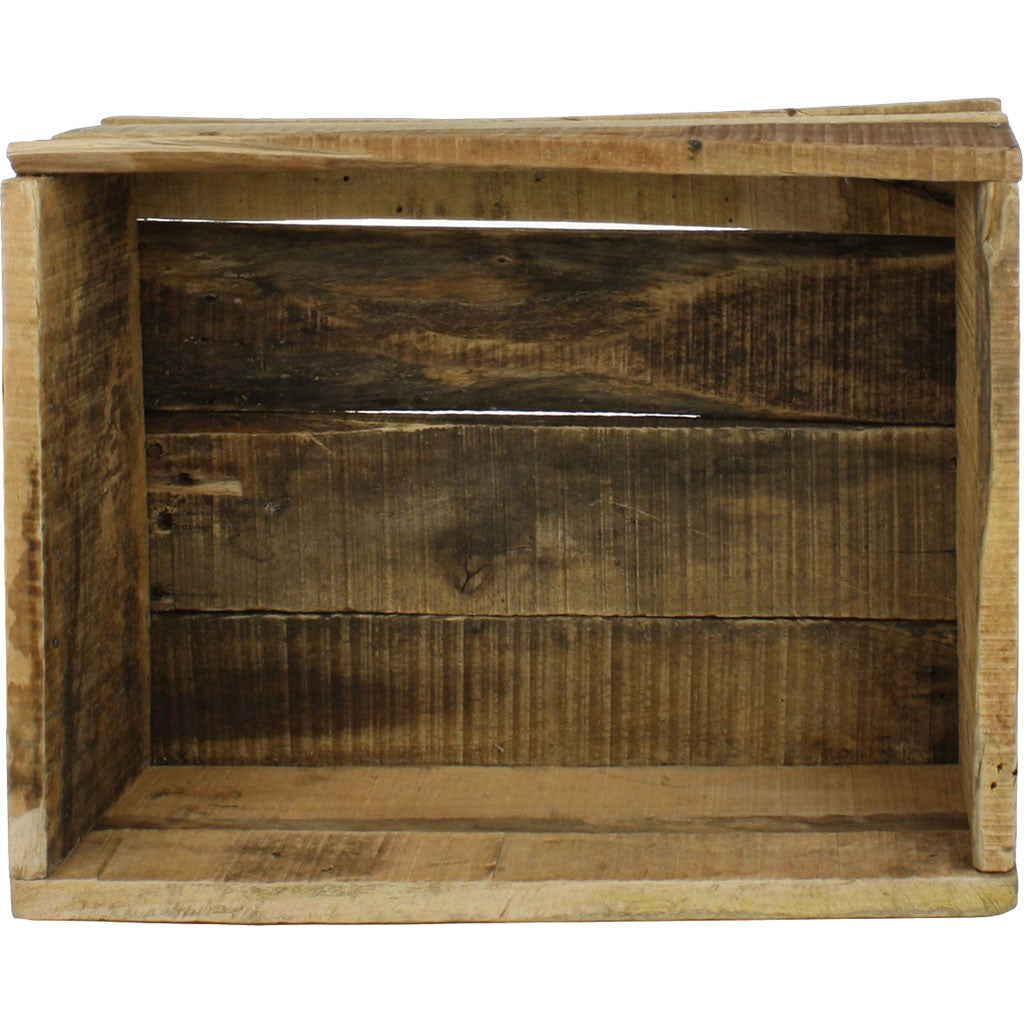 Market Salvaged Wood Crate Natural