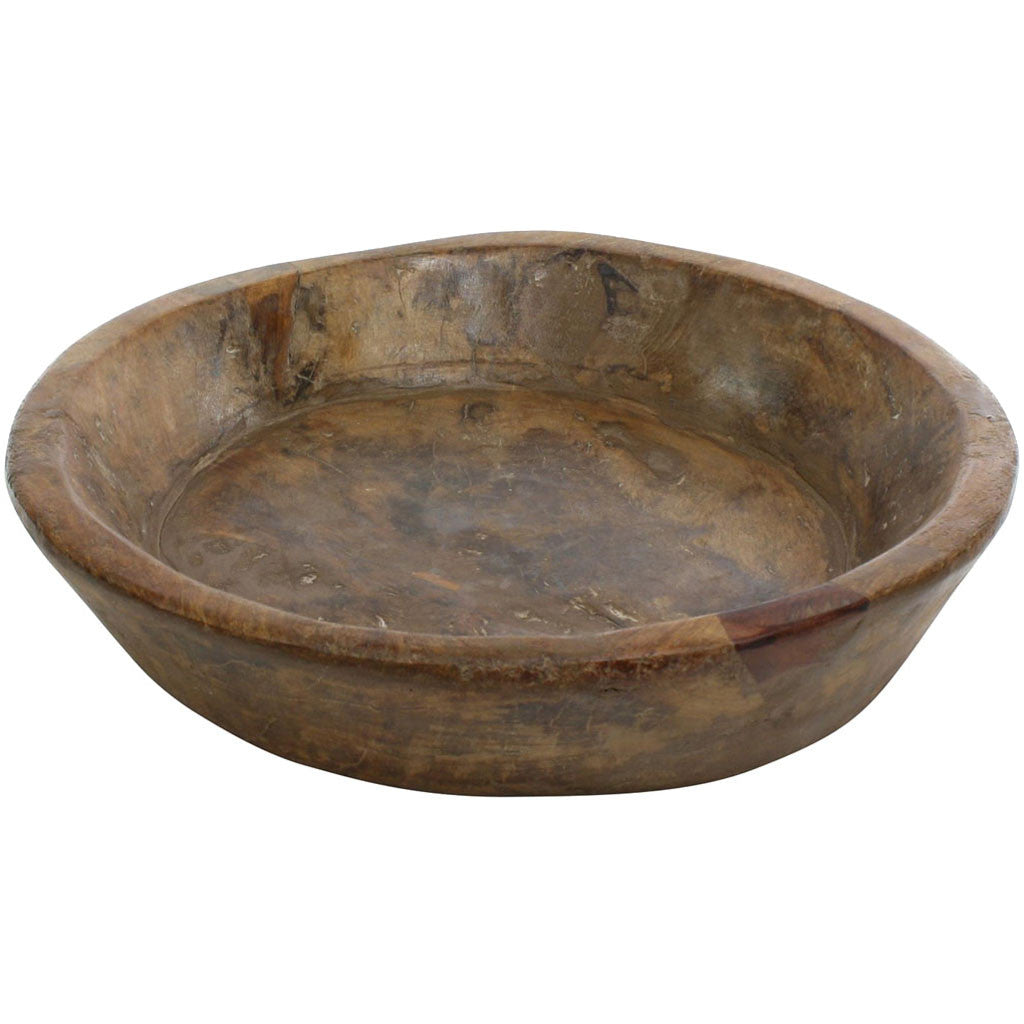 Salvaged Wood Dough Bowl Large