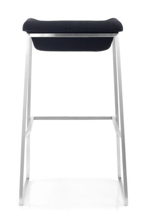 Ledyard Bar Chair Dark Gray (Set of 2)