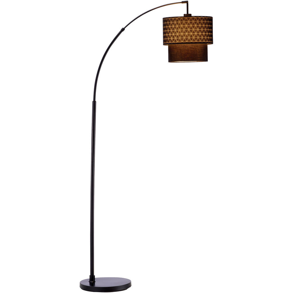 Glimmer Arc Lamp Matte Black