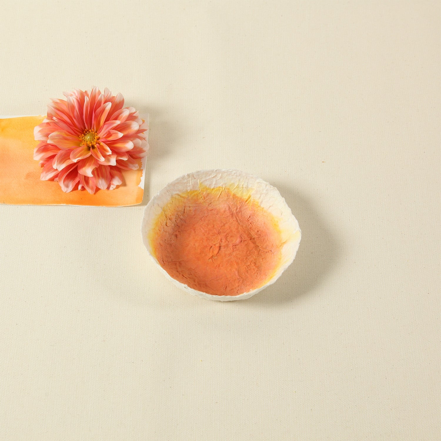 Brooklyn Large Low Bowl Cantaloupe