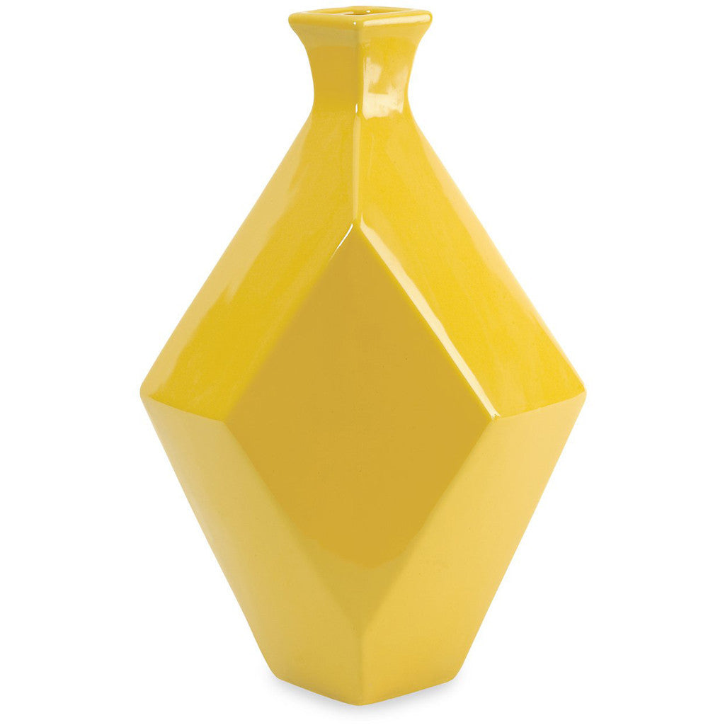Cowley Medium Yellow Ceramic Vase