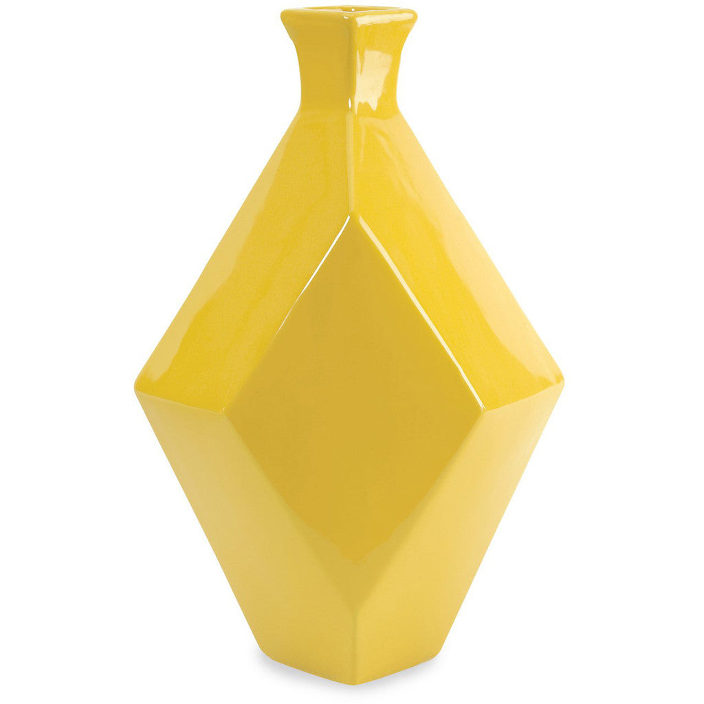 Cowley Large Yellow Ceramic Vase
