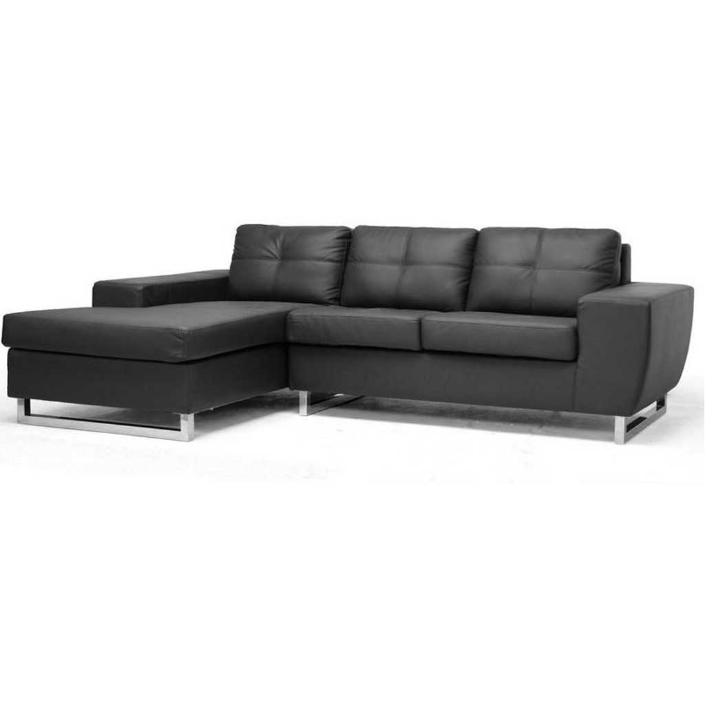 Turin Sectional Sofa Black