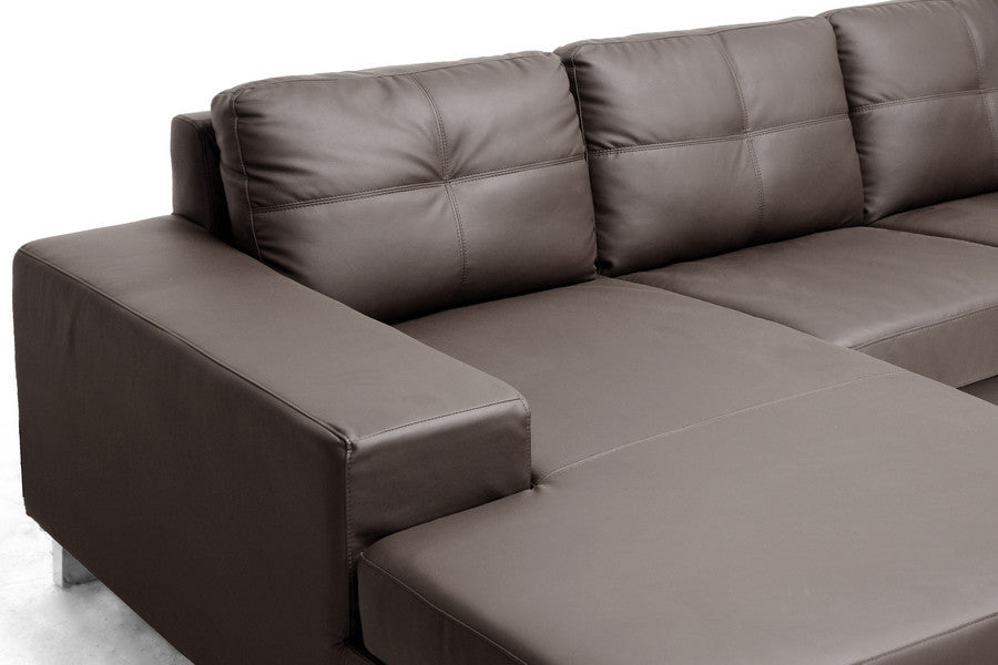 Turin Sectional Sofa Brown