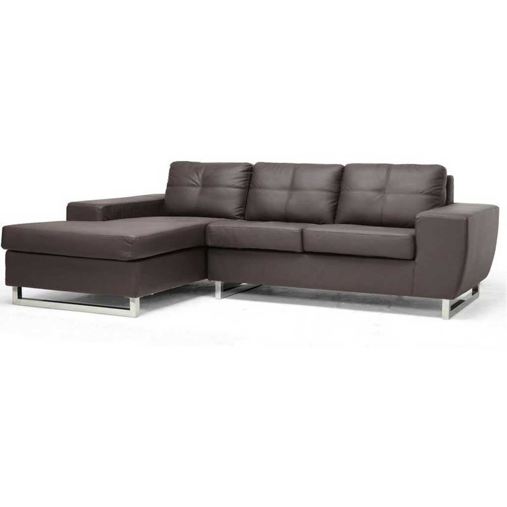 Turin Sectional Sofa Brown