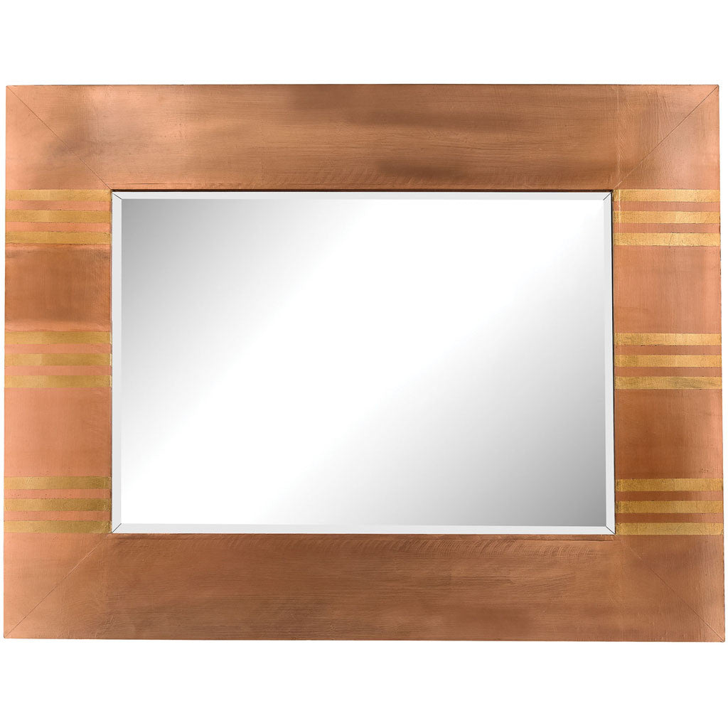 Sterling Copper Frame Mirror Gold
