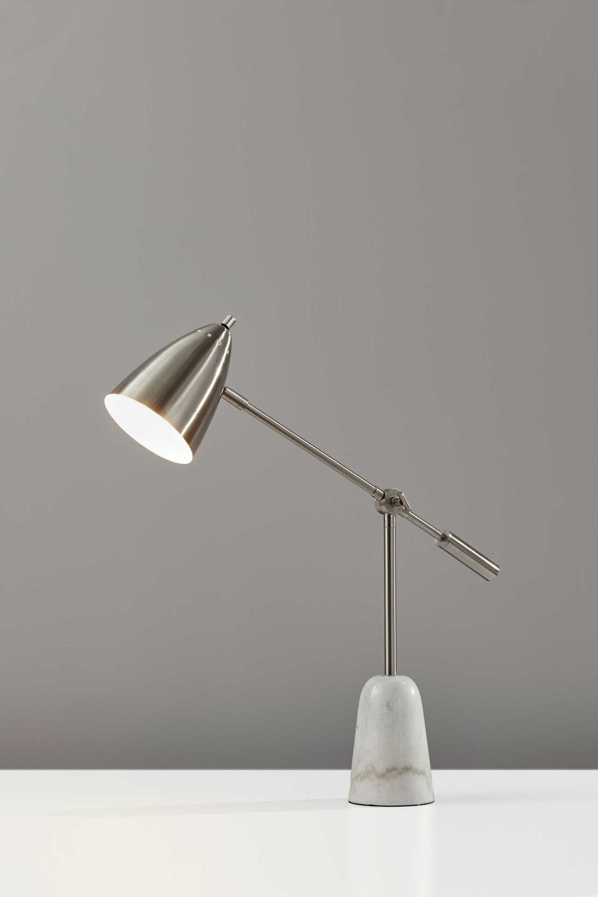 Norfolk Desk Lamp Brushed Steel