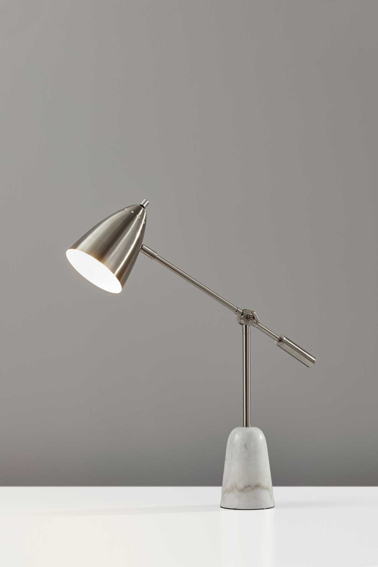 Norfolk Desk Lamp Brushed Steel