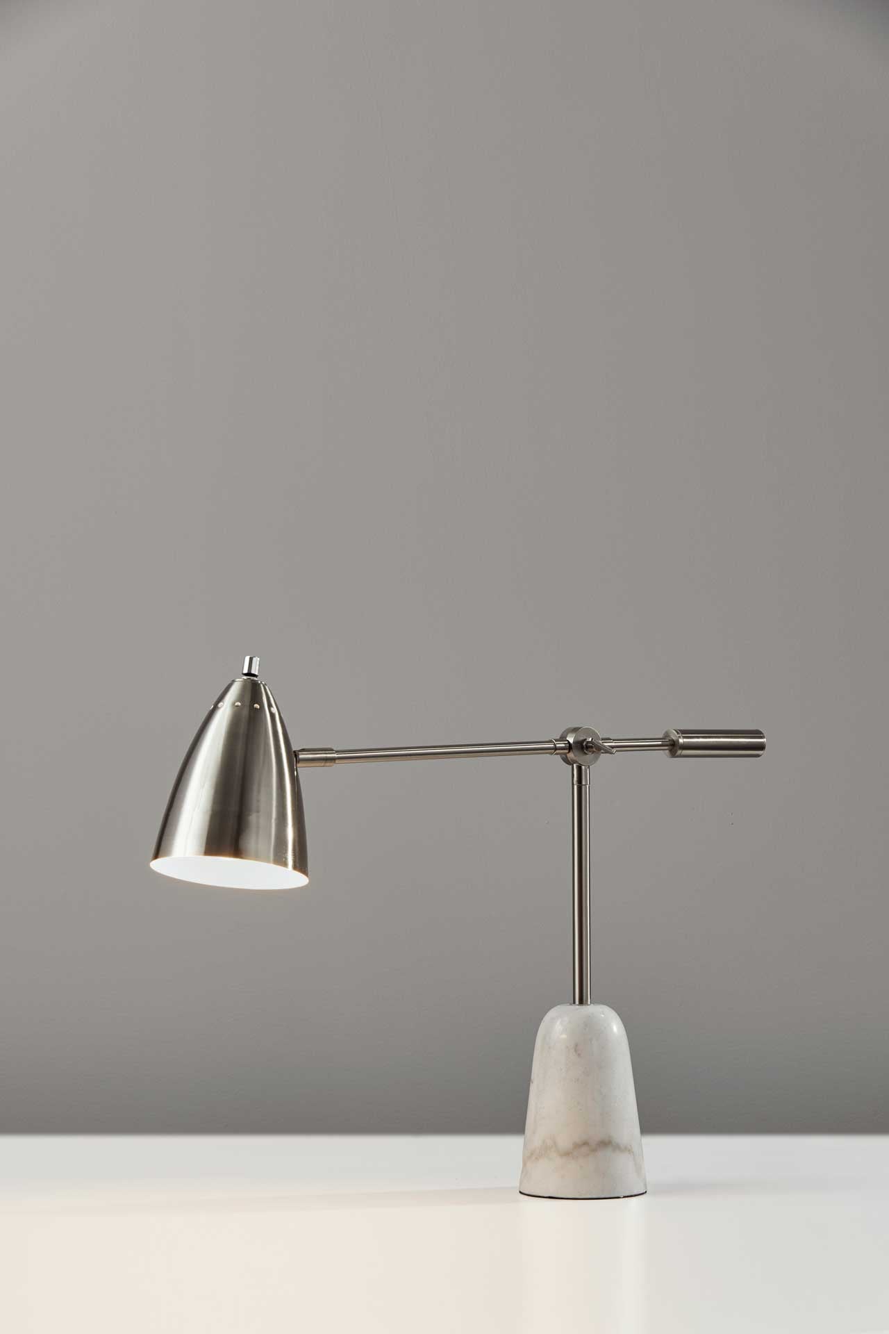 Norfolk Desk Lamp Brushed Steel
