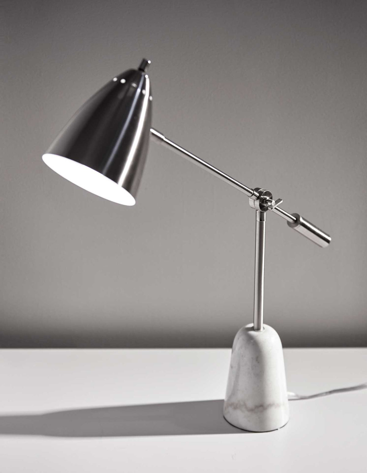 Norfolk Desk Lamp Brushed Steel