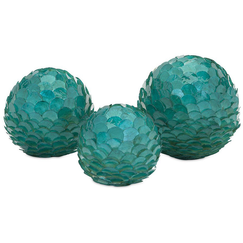 Emmet Blue Shell Balls (Set of 3)