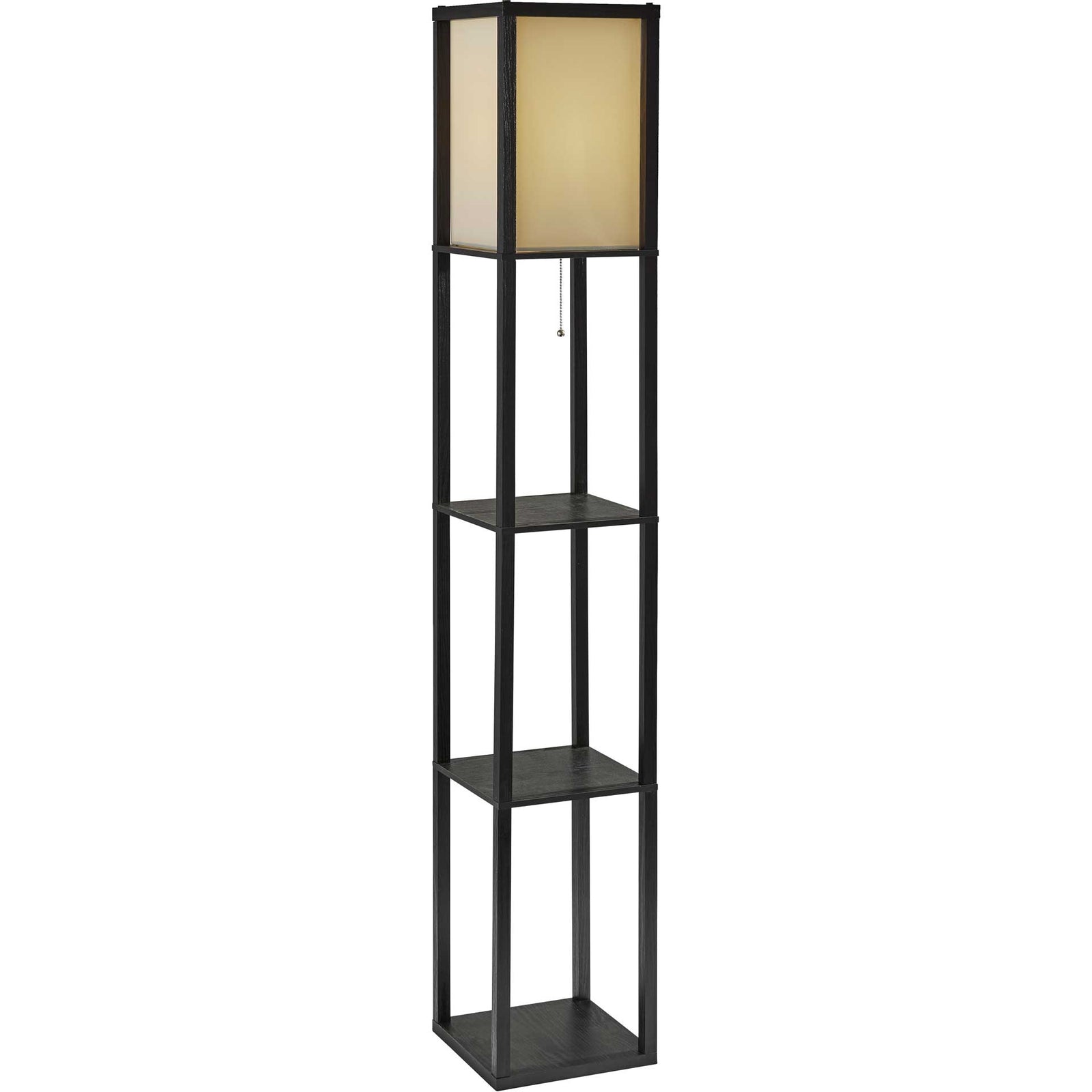 William Shelf Floor Lamp Black