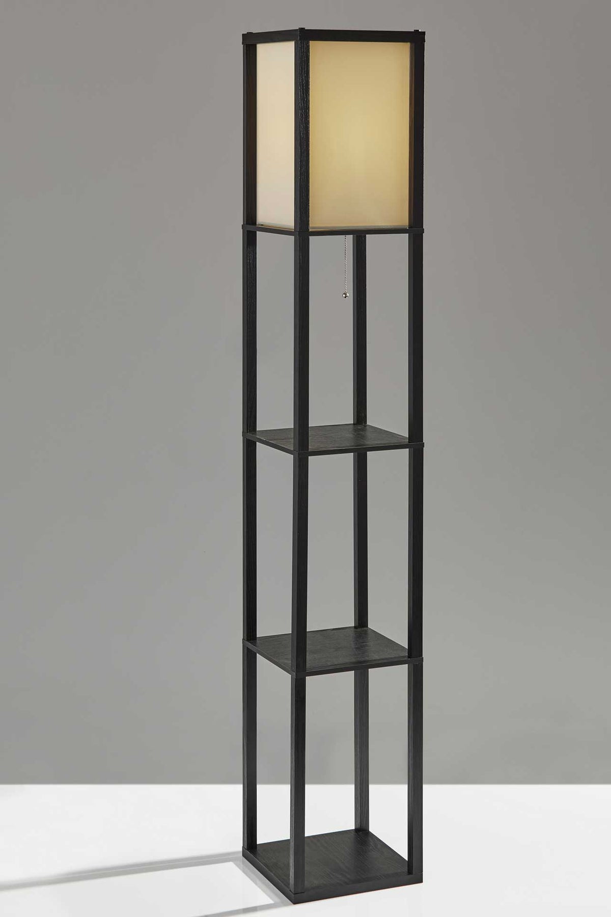 William Shelf Floor Lamp Black