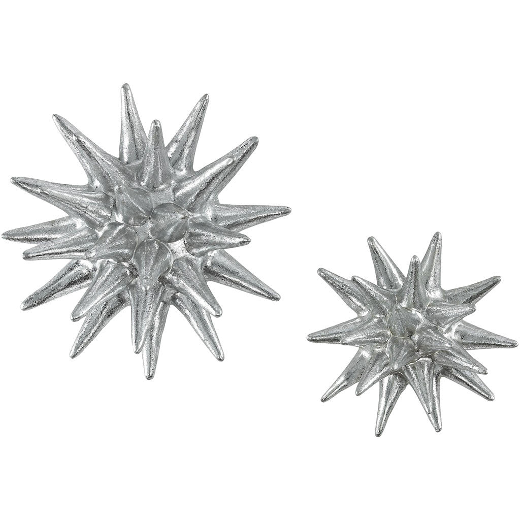 Haley Composite Decor Silver (Set of 2)