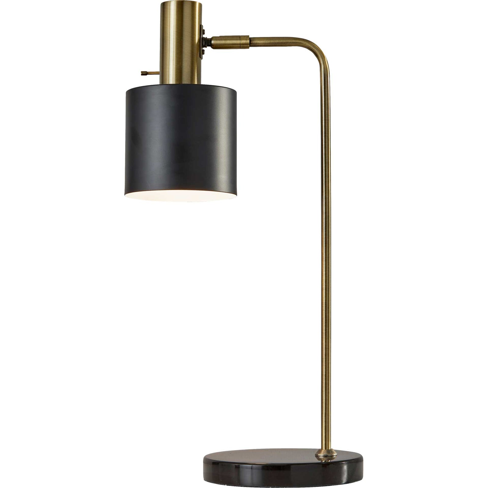 Epinal Desk Lamp Antique Brass/Black