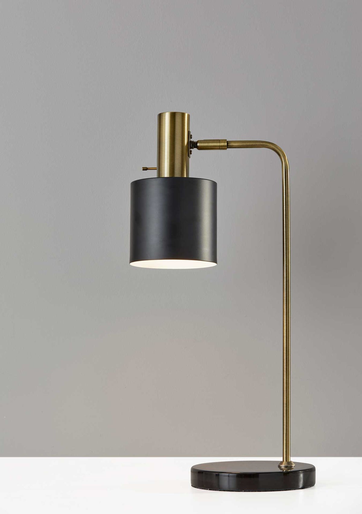 Epinal Desk Lamp Antique Brass/Black