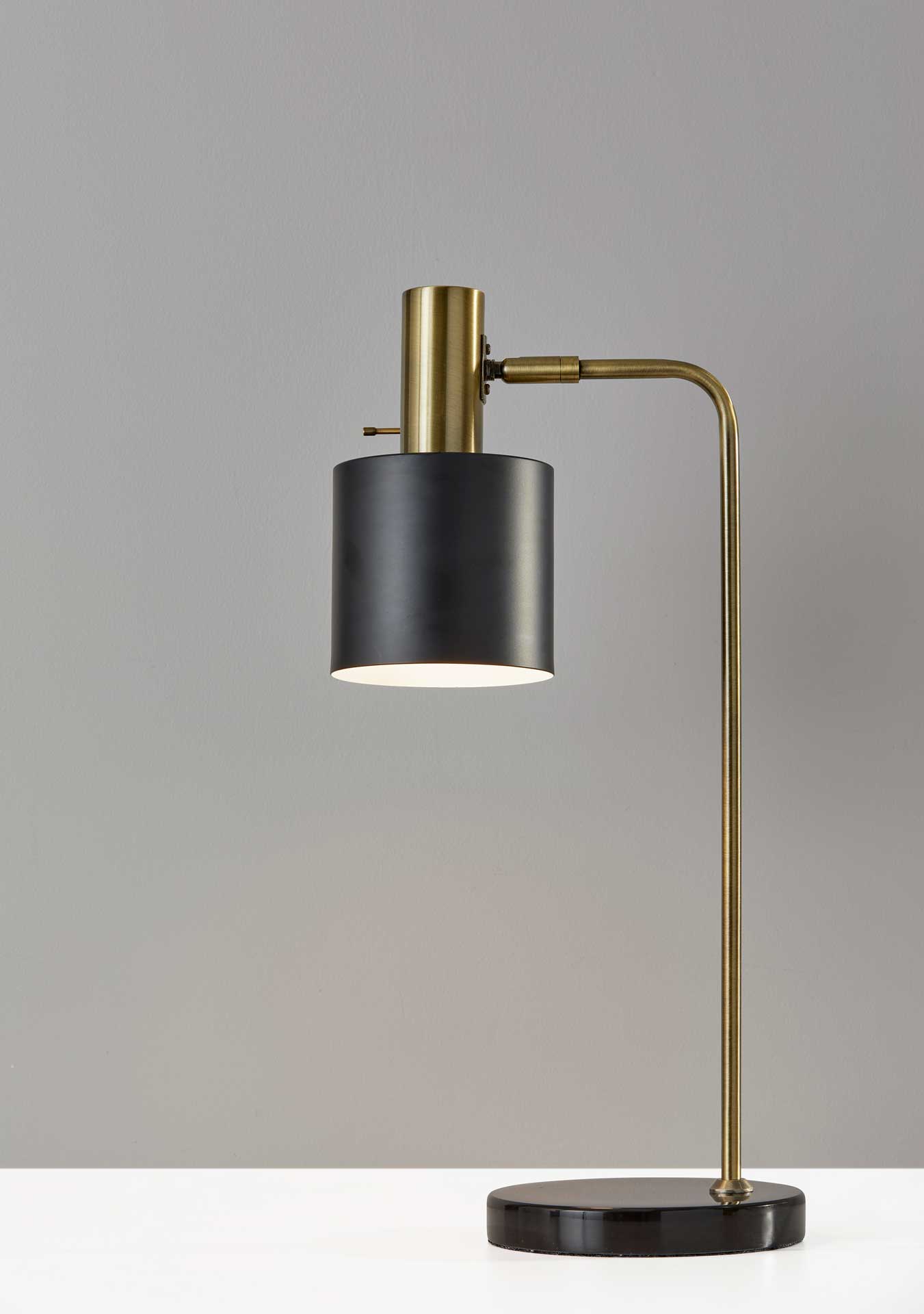 Epinal Desk Lamp Antique Brass/Black