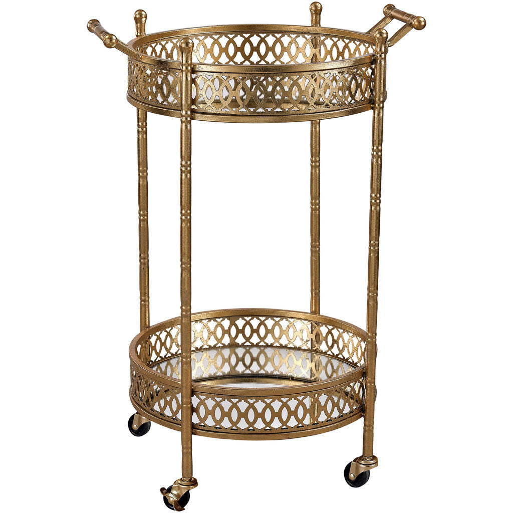 Eastman Banded Round Bar Cart