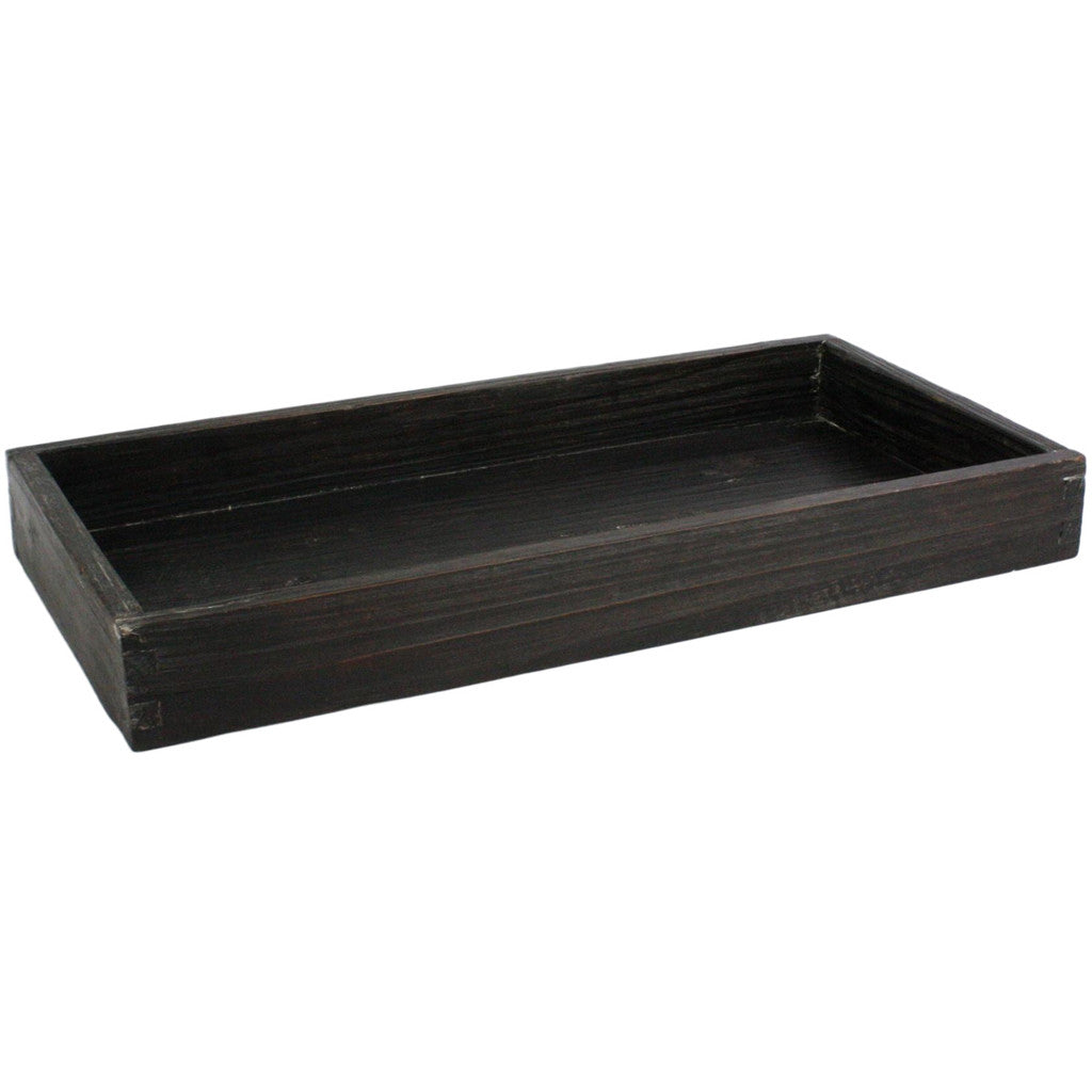 Poly Rectangle Wood Tray