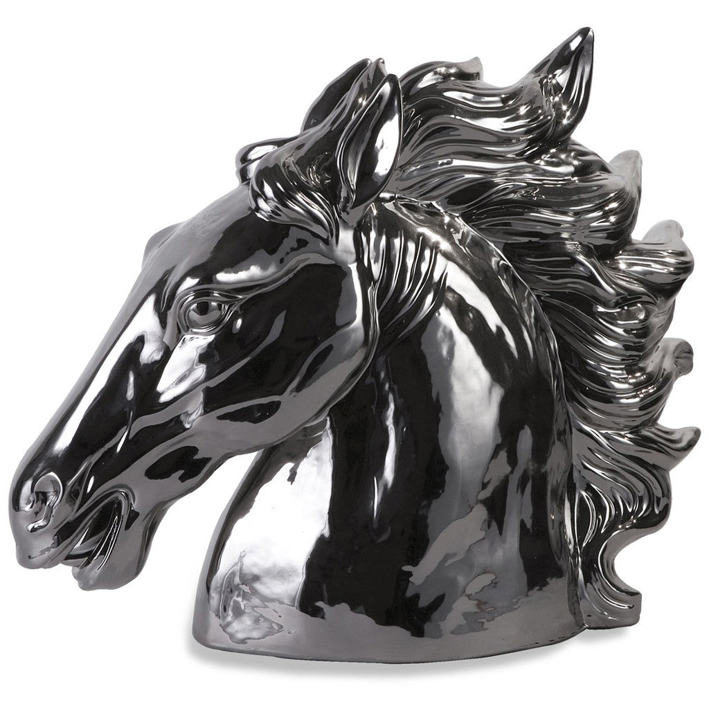 Silver Stallion Bust