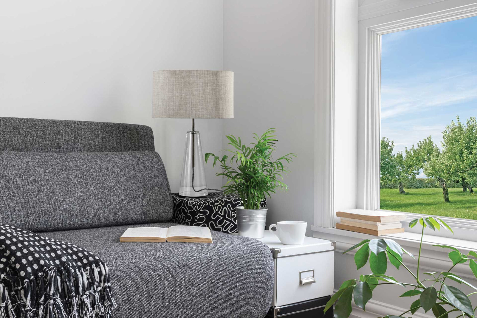 Aarhus Table Lamp Brushed Steel