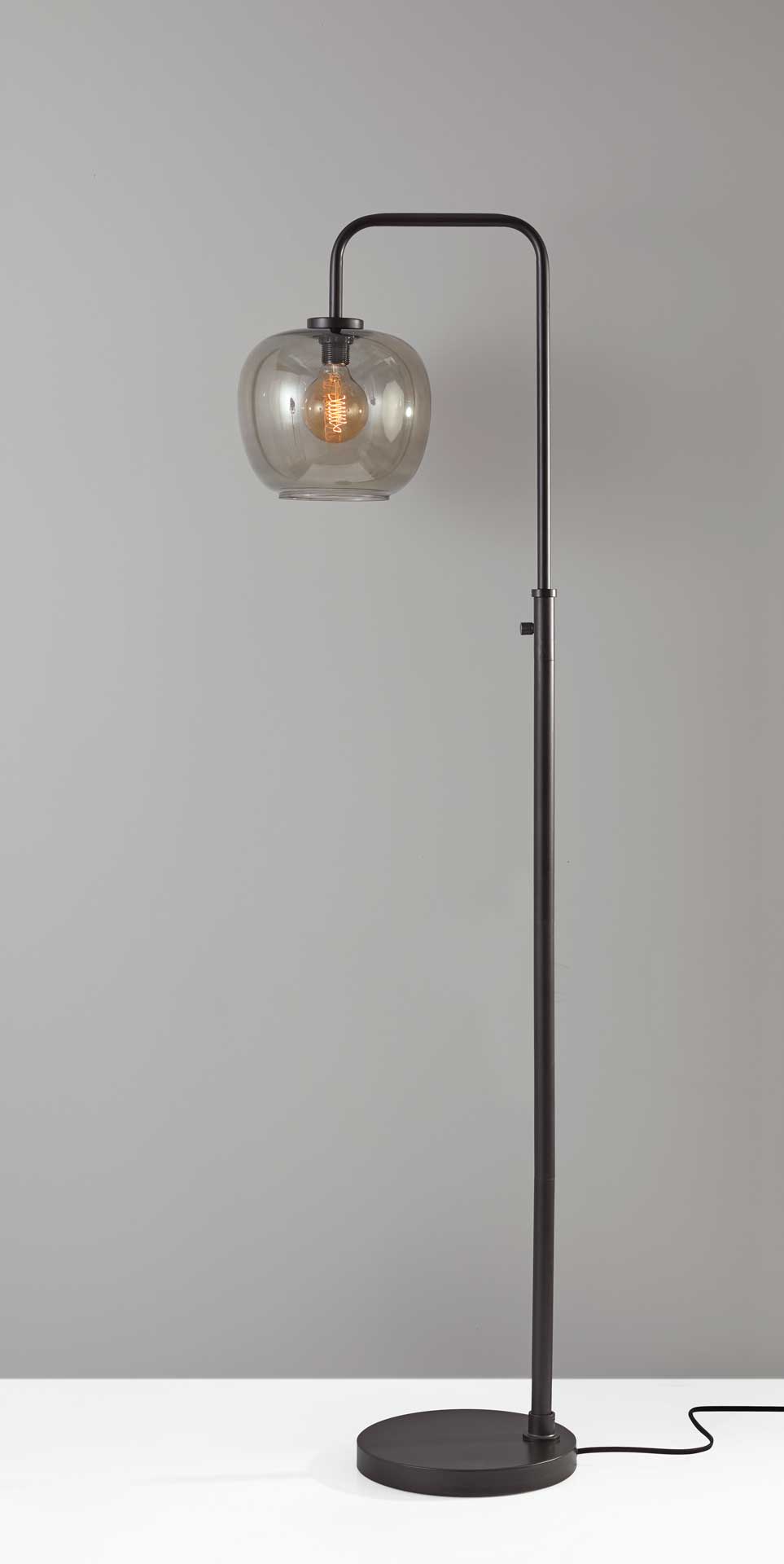 Ashland Floor Lamp Brushed Steel