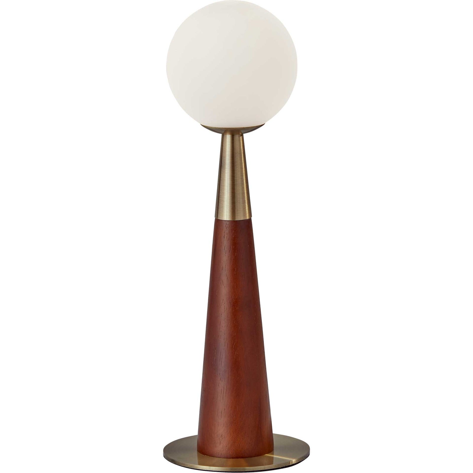 Pessac LED Accent Lamp Black/Walnut