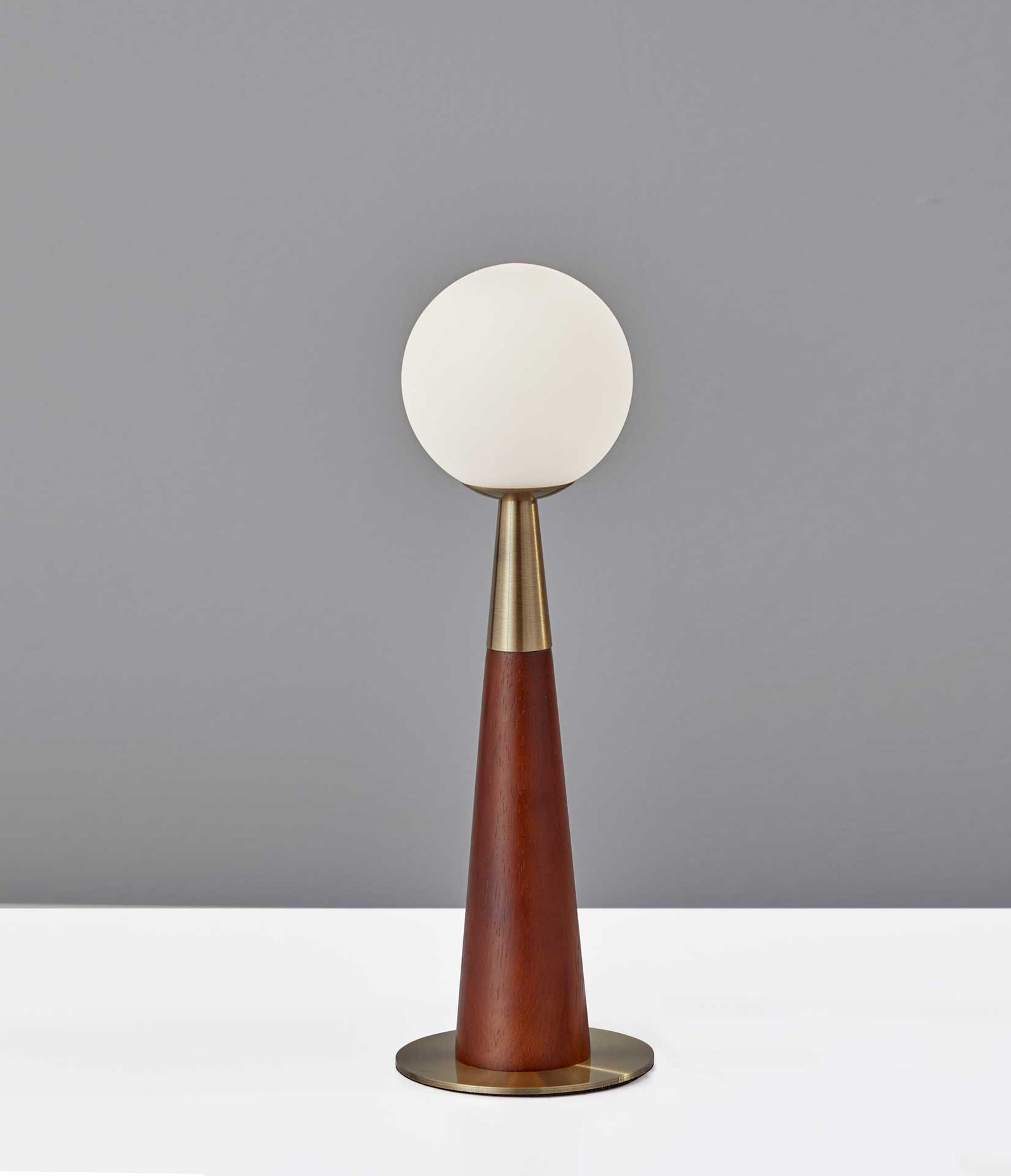 Pessac LED Accent Lamp Black/Walnut