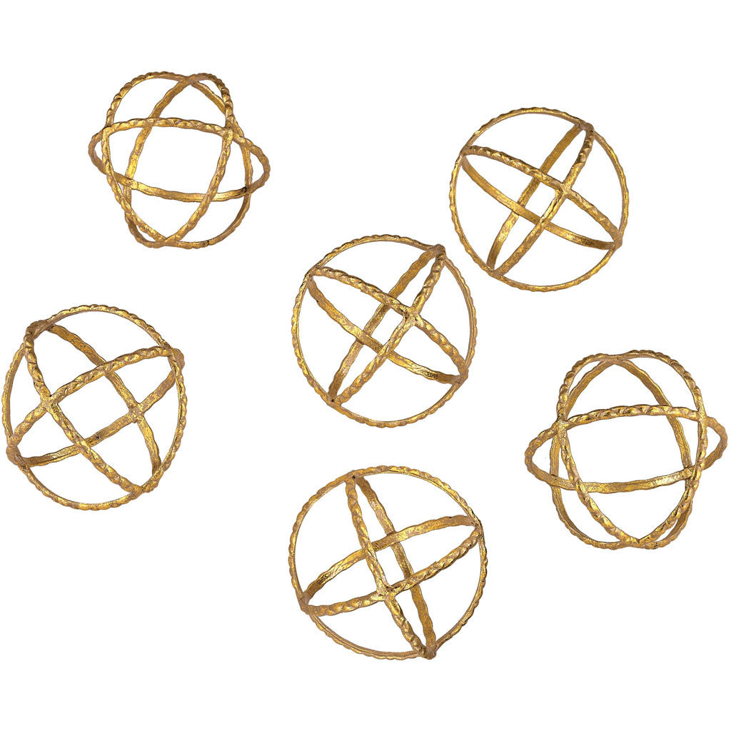 Otto Gold Orbs (Set of 6)