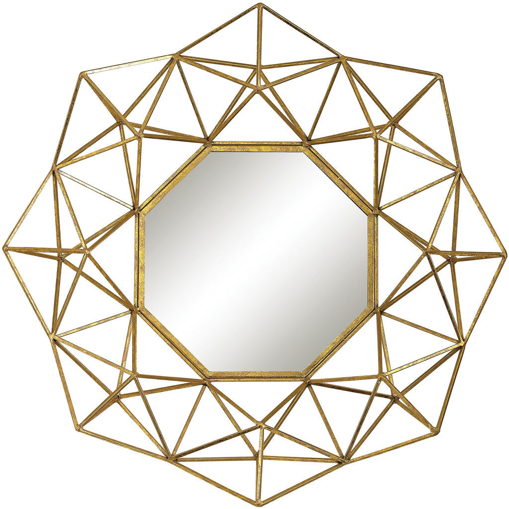 Otto Geometric Wire Mirror