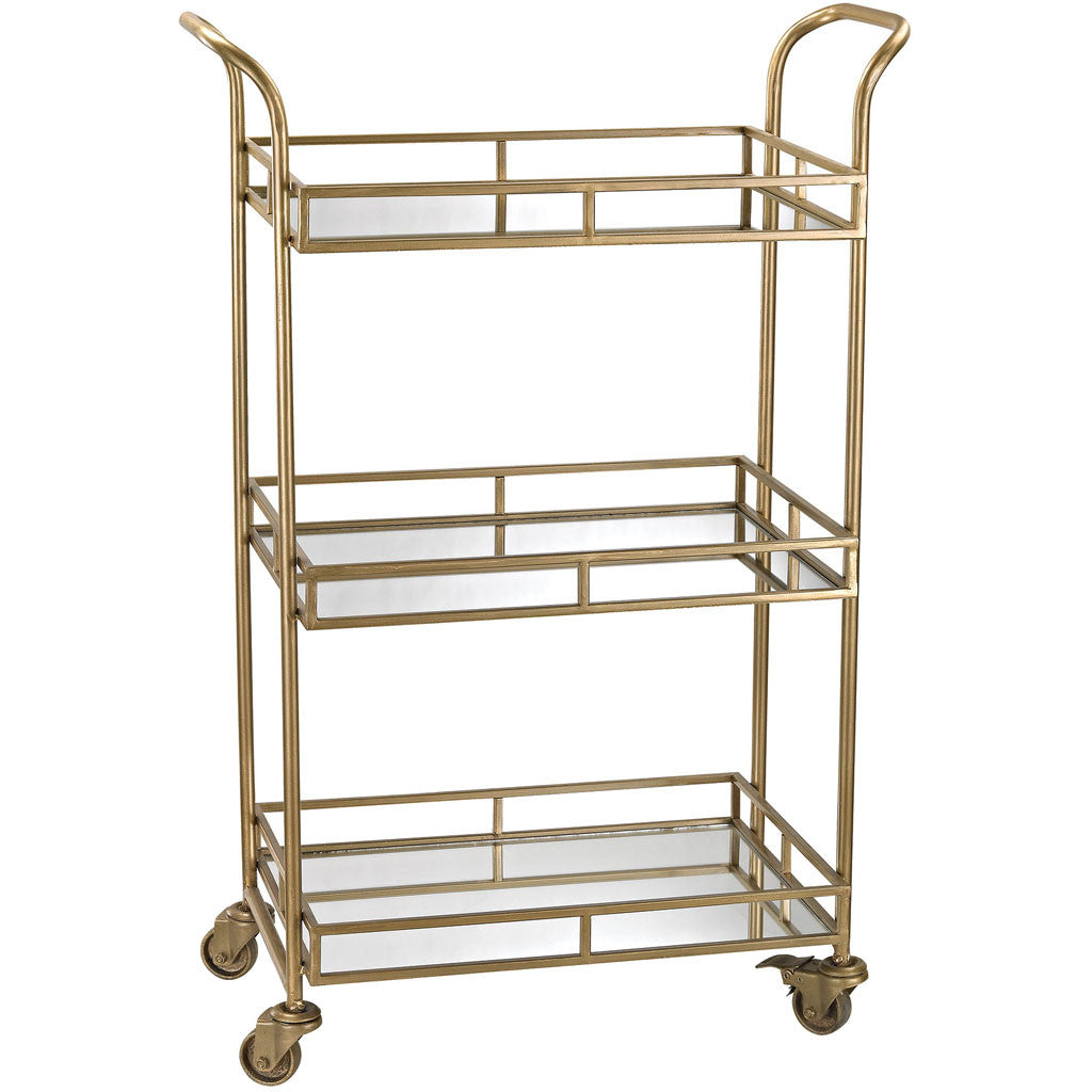Ophelia Gold Bar Cart