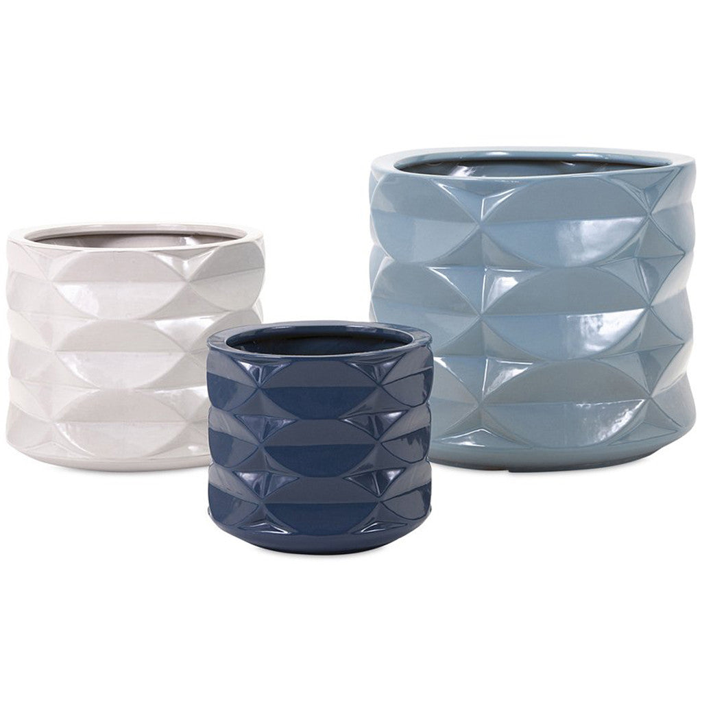 Tishomingo Earthenware Planters (Set of 3)