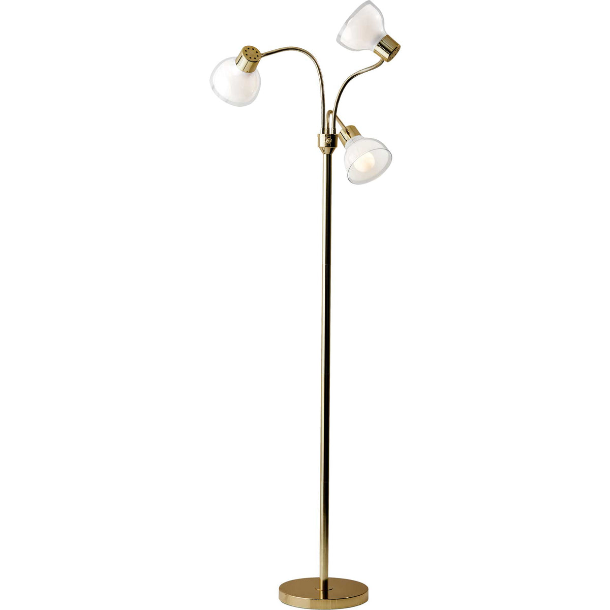 Priest 3-Arm Floor Lamp Gold
