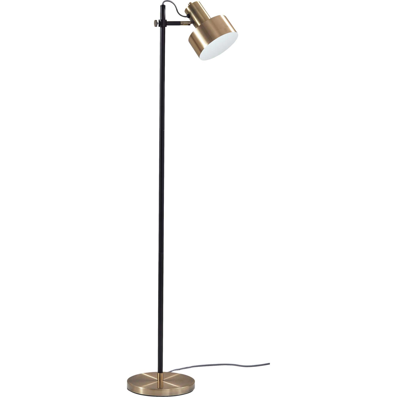 Clamart Floor Lamp Brass/Black