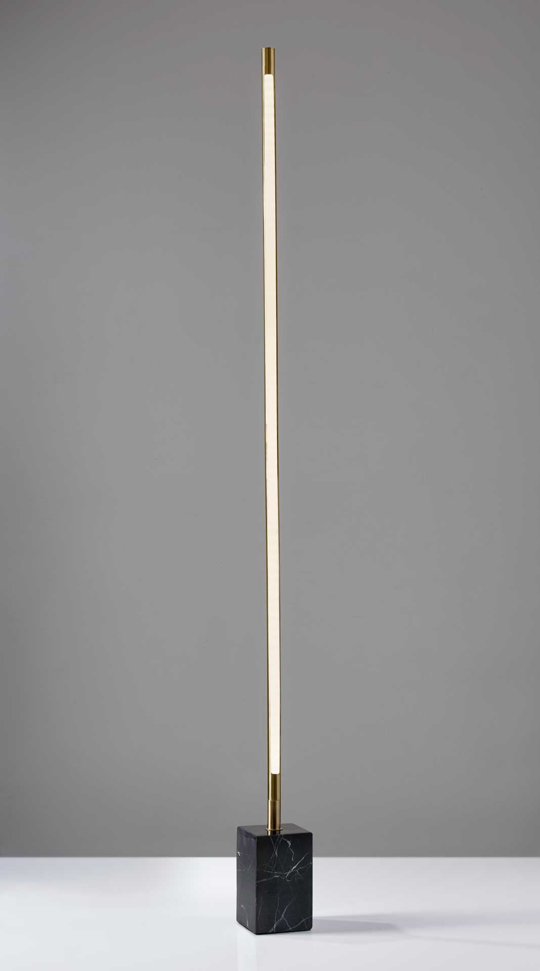 Floro LED Wall Washer Brass