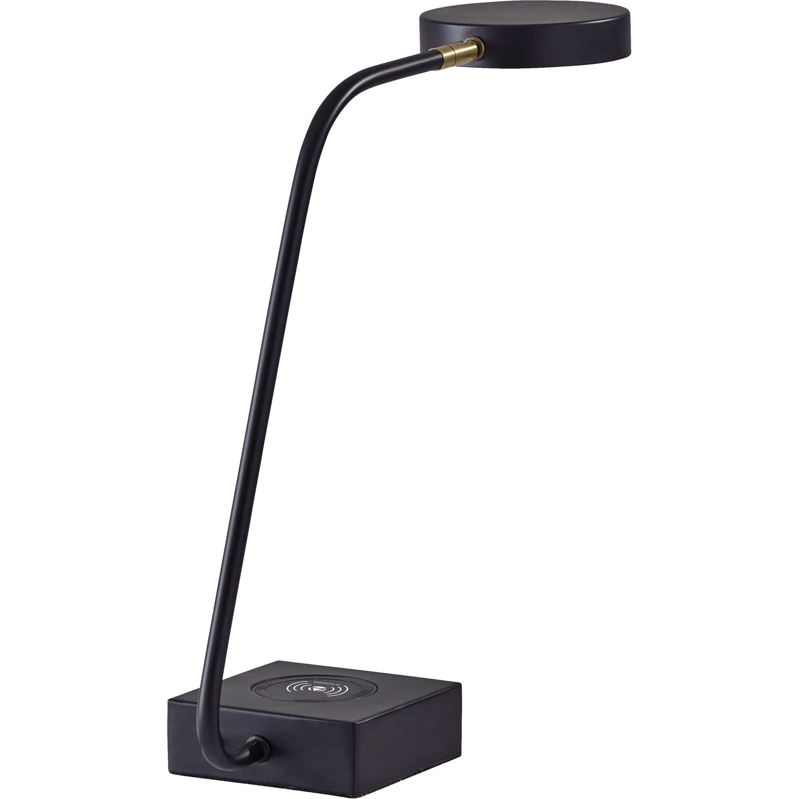 Colomiers Wireless Charge Desk Lamp Black/Brass