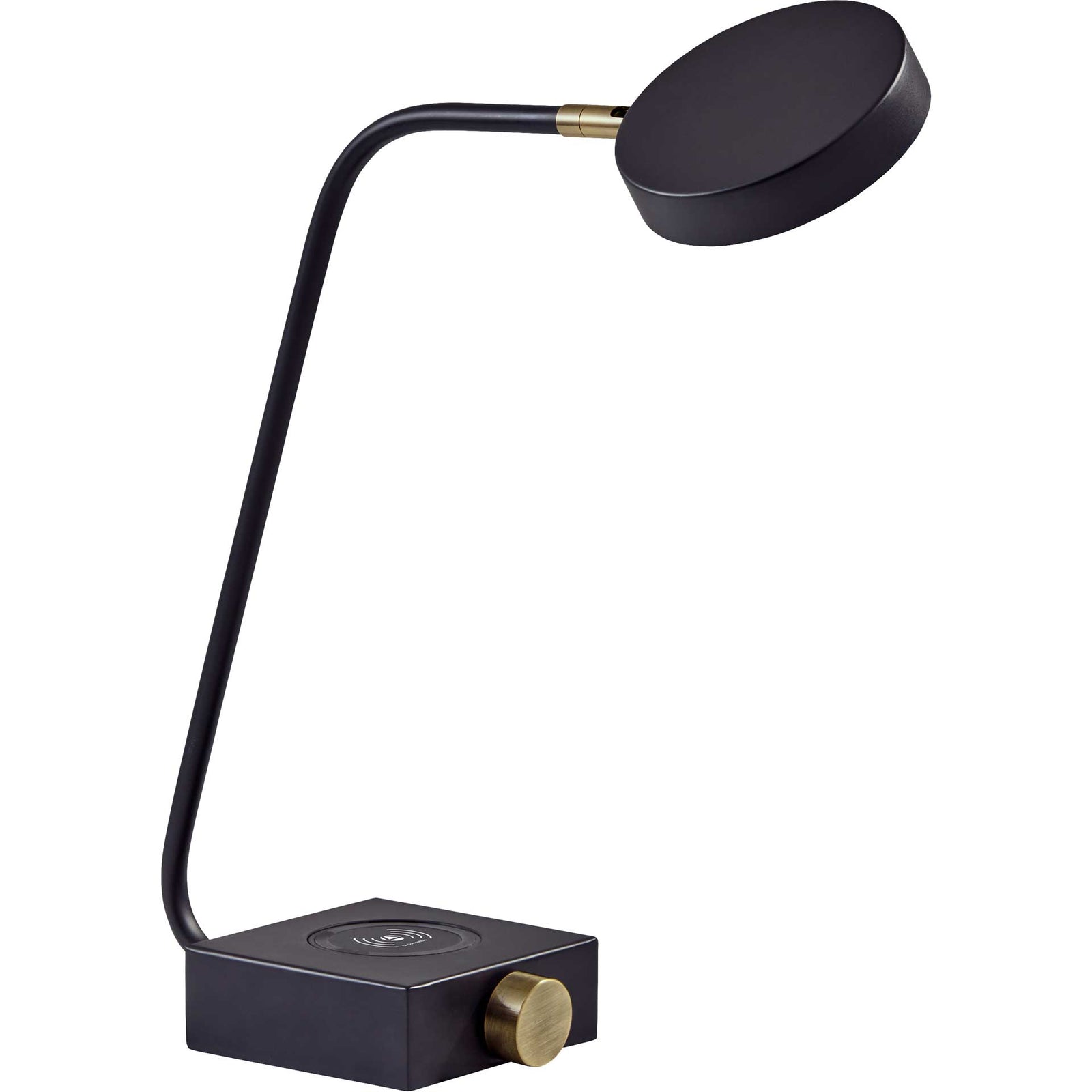 Colomiers Wireless Charge Desk Lamp Black/Brass