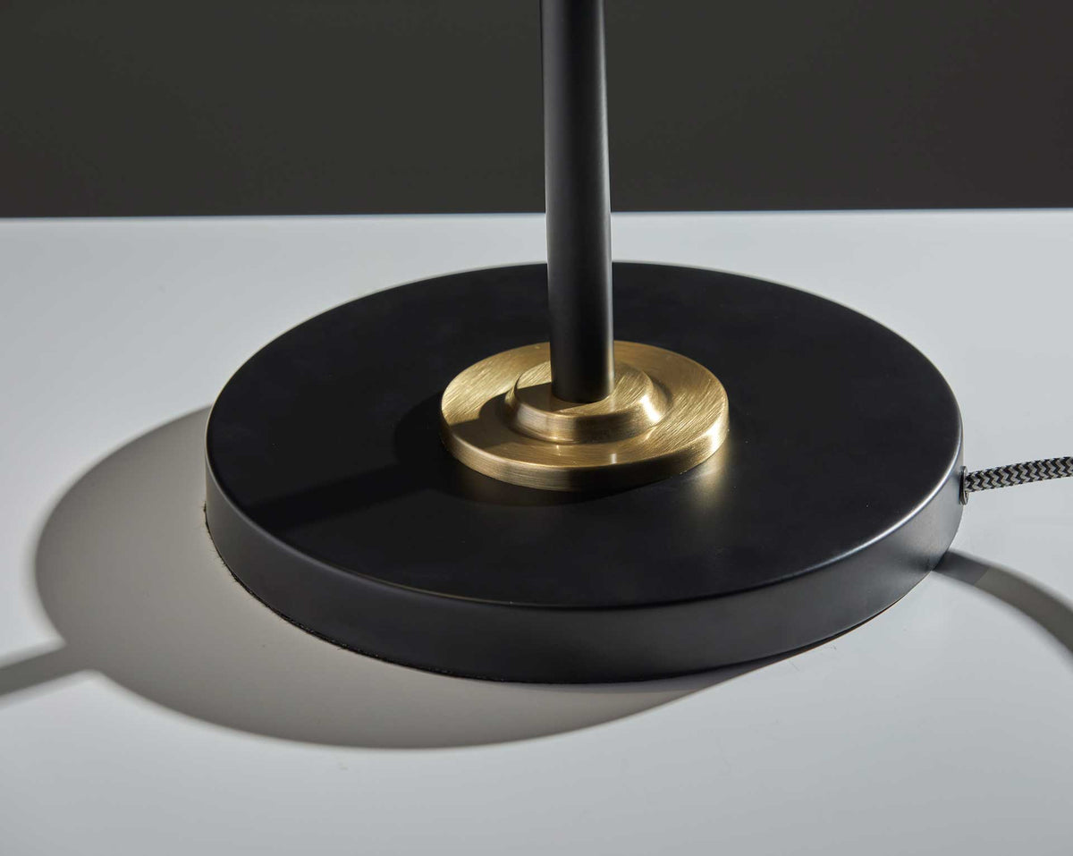 Keith Desk Lamp Black/Antique Brass