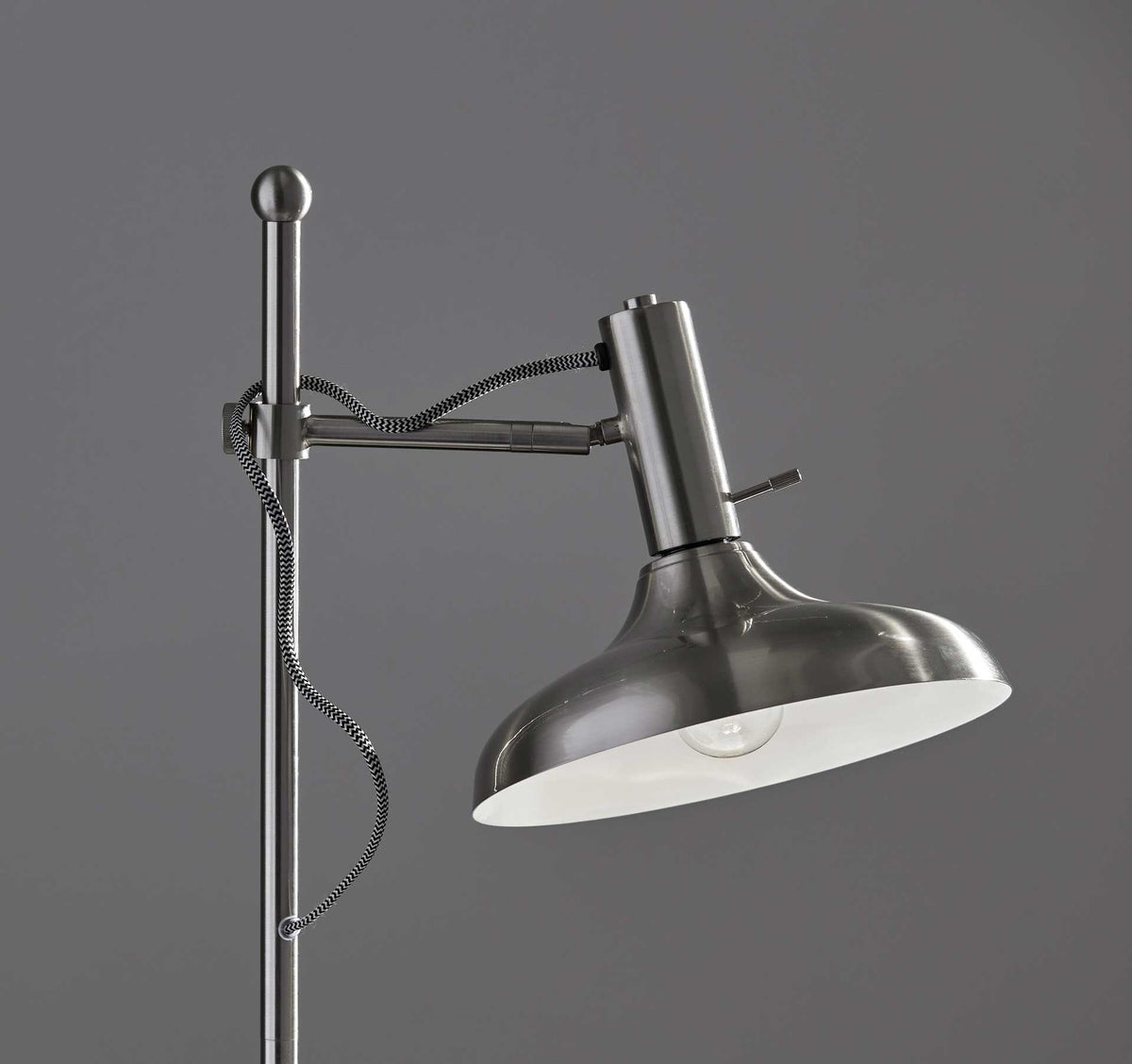 Keith Desk Lamp Brushed Steel
