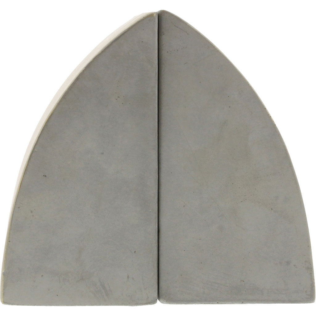 Geometric Cement Bookends Arch