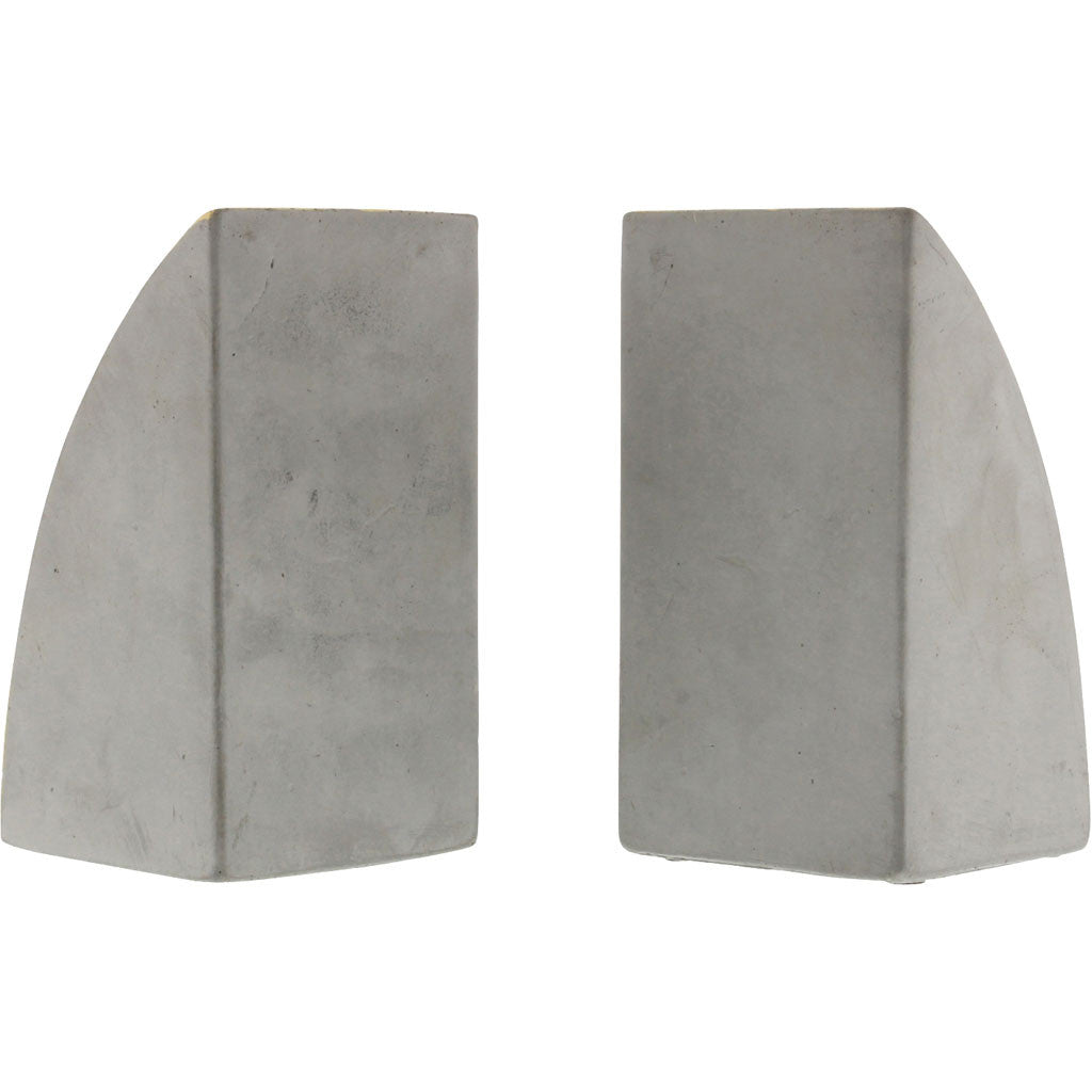 Geometric Cement Bookends Arch