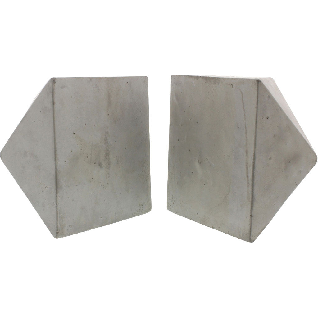 Geometric Cement Bookends Cuboctahedron