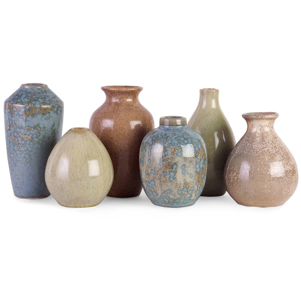 Vibrant Mini Vases (Set of 6)