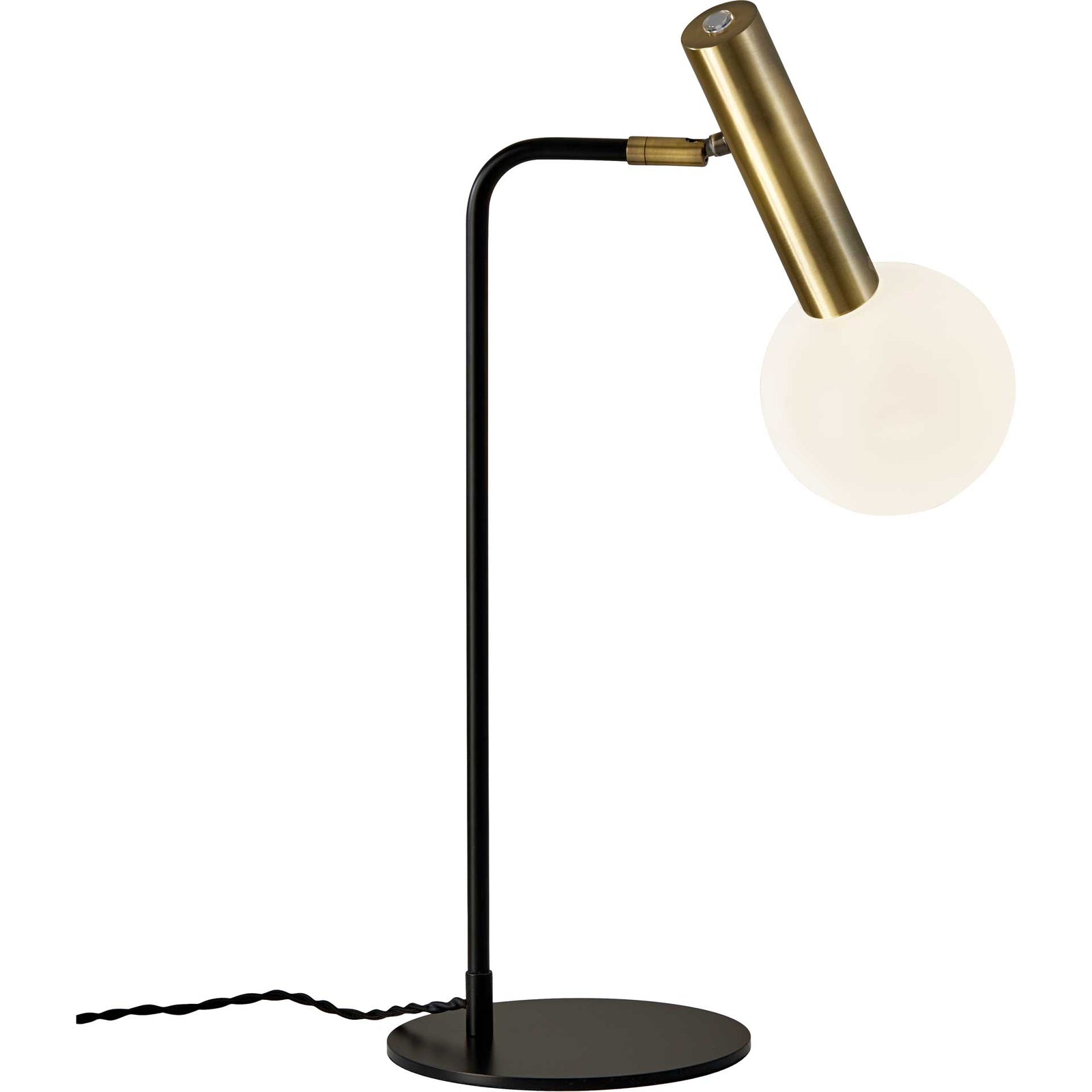 Simon LED Desk Lamp Black/Brass
