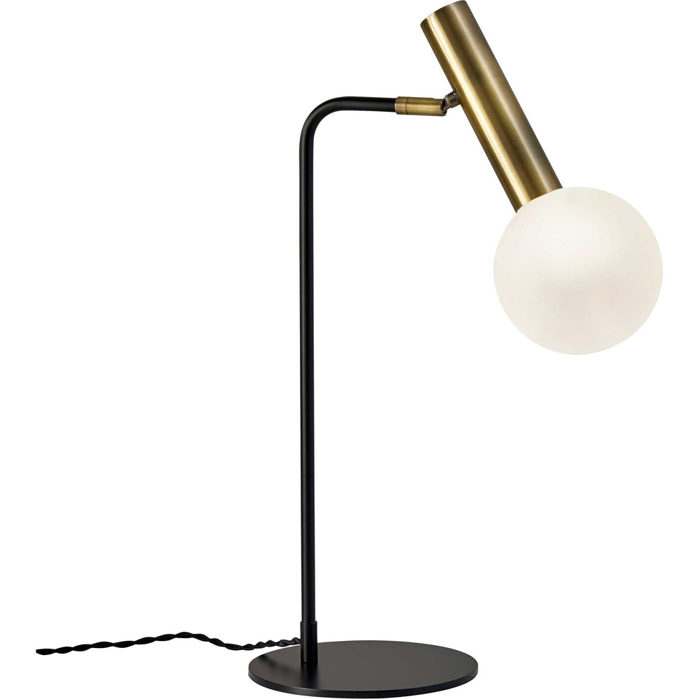 Simon Led Desk Lamp Black Brass - Froy.com