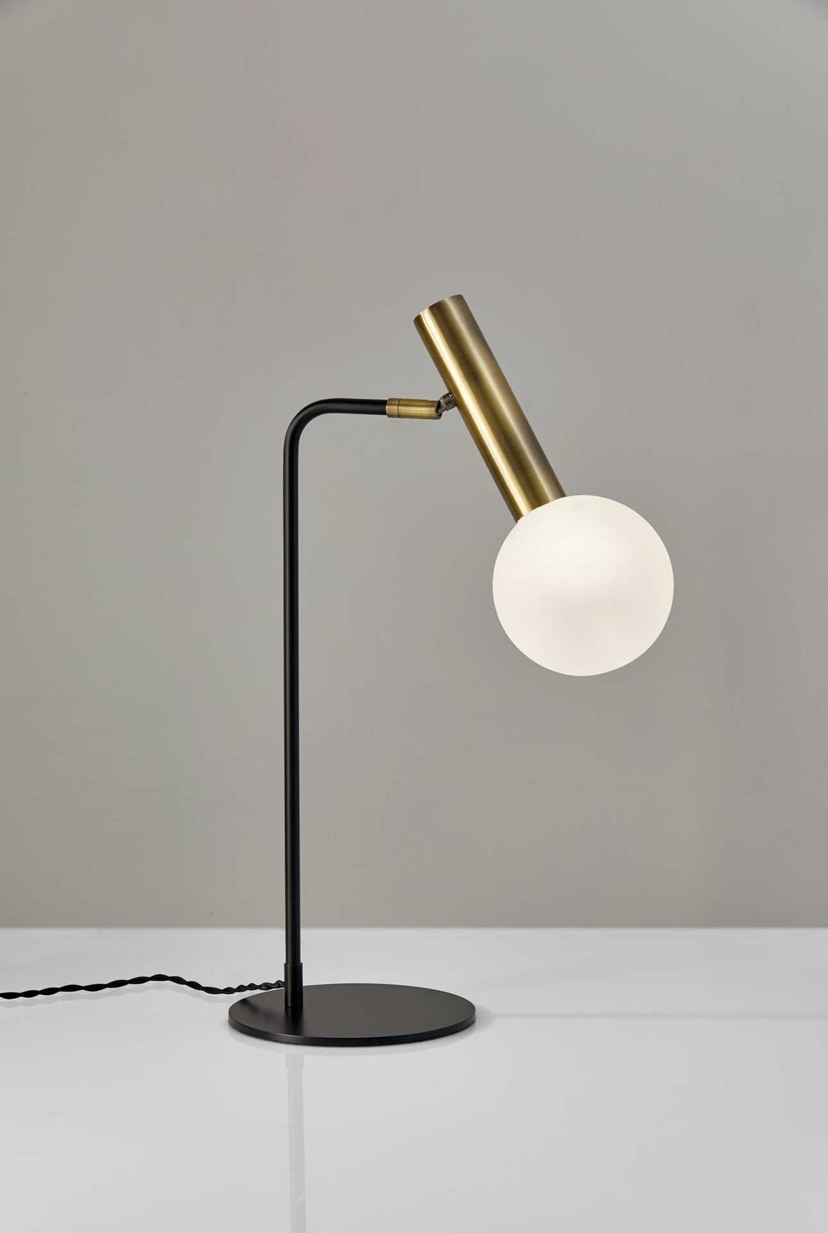 Simon LED Desk Lamp Black/Brass