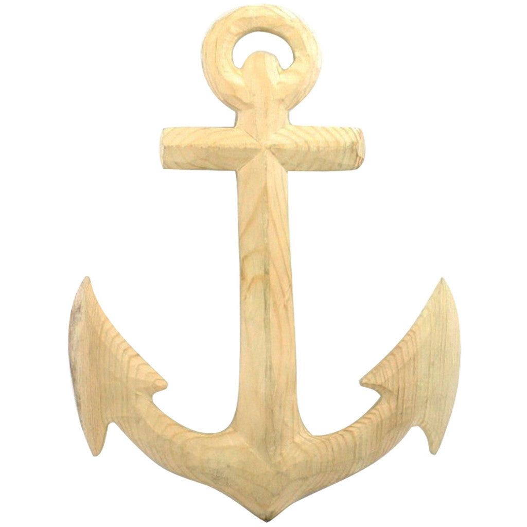 Carved Wood Anchor