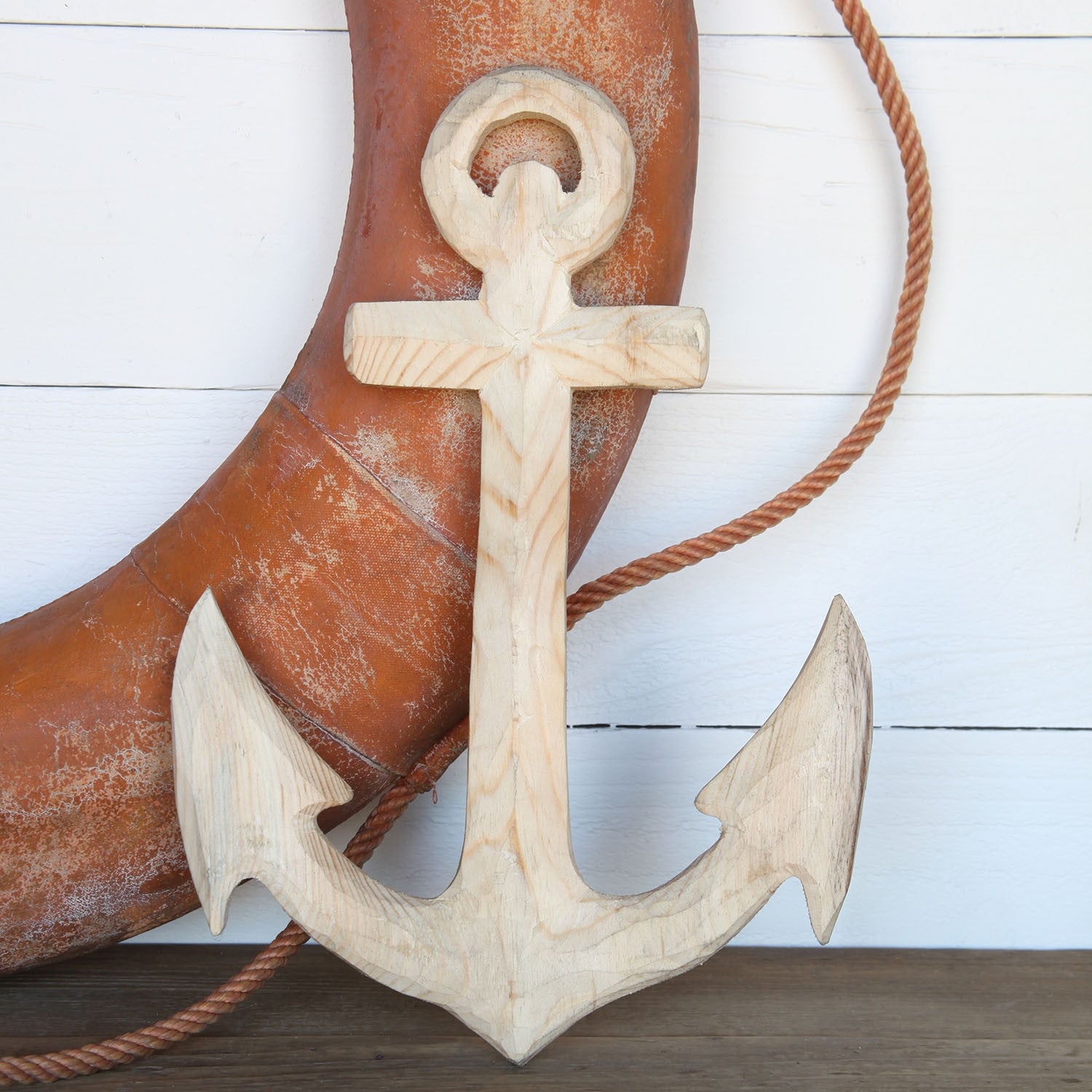 Carved Wood Anchor